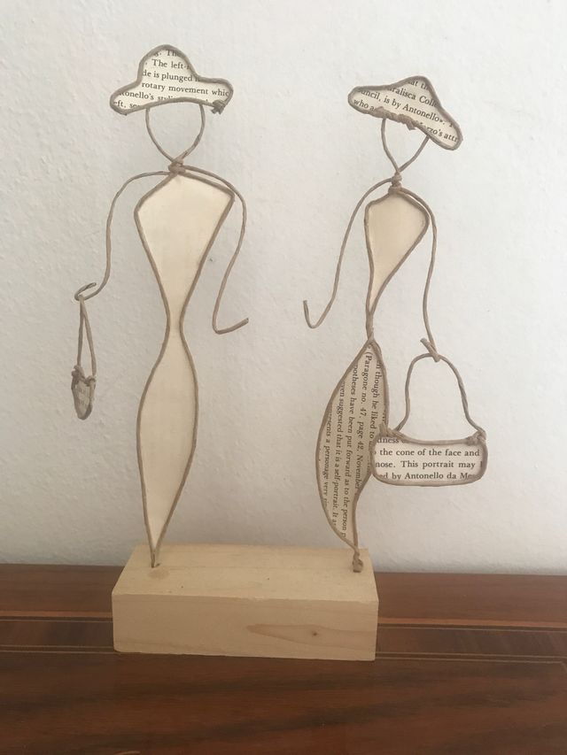 Coppia di Silhouette handmade 