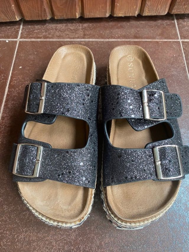 Sandalias de esparto t.36
