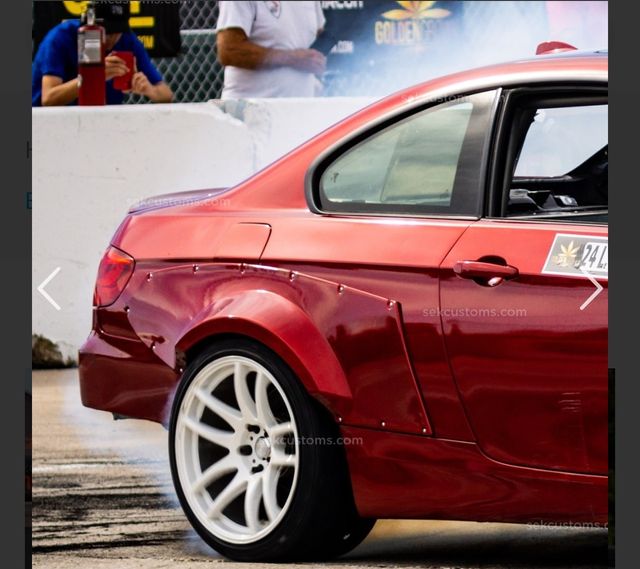 Aletas ensanchadas Bmw E92 de plástico ABS