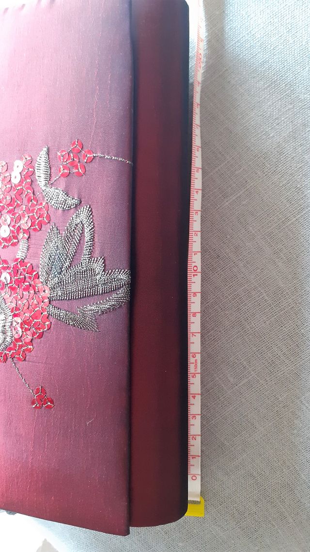 Bolso de fiesta tonos granates