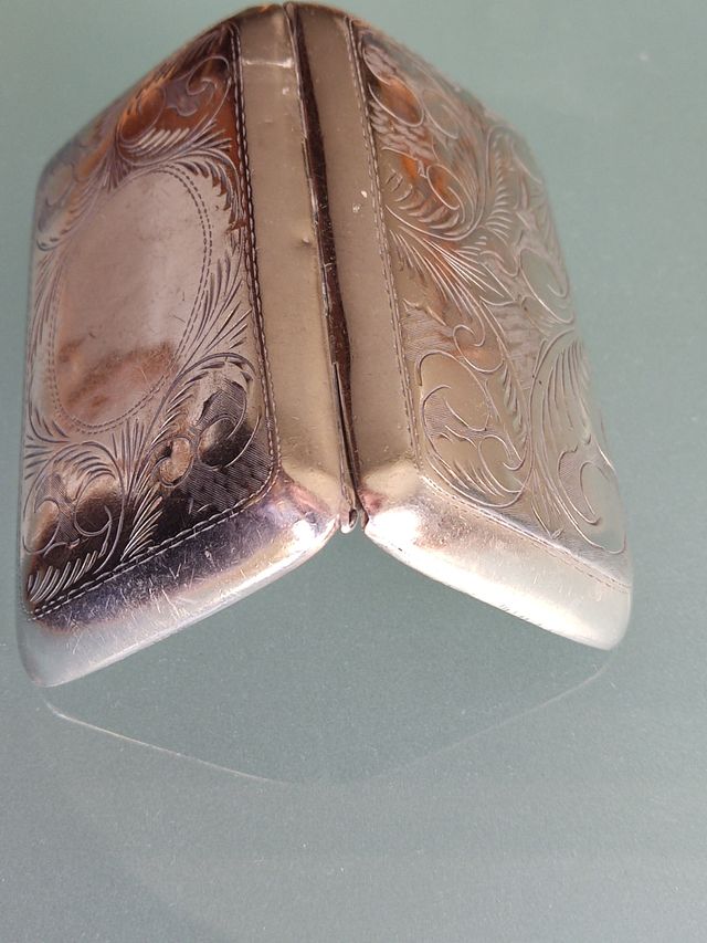 pitillera de plata esterlina inglesa