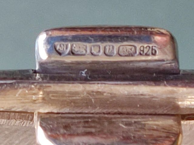 pitillera de plata esterlina inglesa