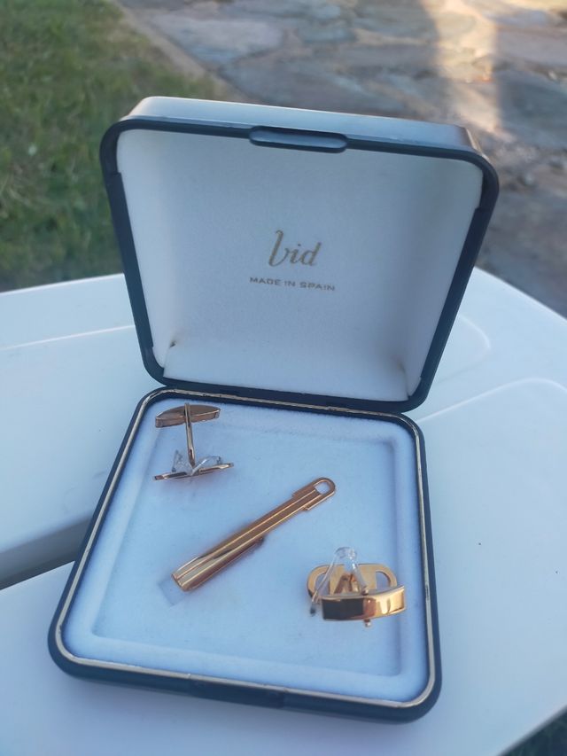 Conjunto gemelos y pasador 