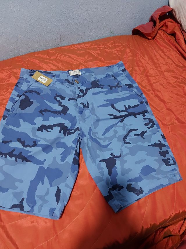 Falda midi estampada rosa