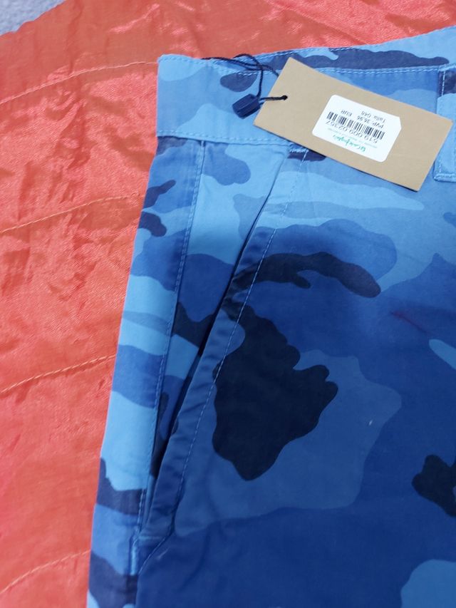 Falda midi estampada rosa