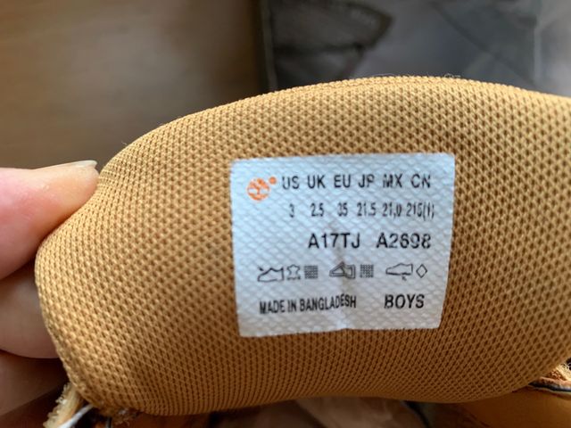 Botas Timberland talla 35