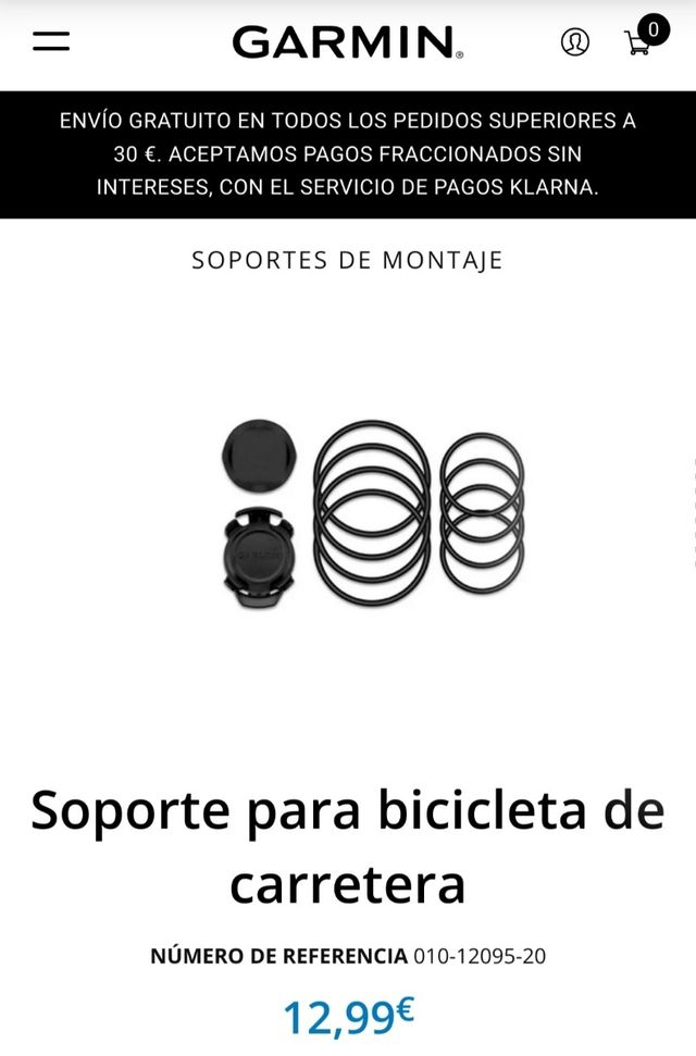 Soporte manillar Garmin