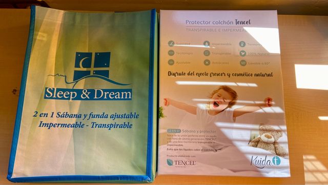 Sabana + Protector de Colchón 2en1