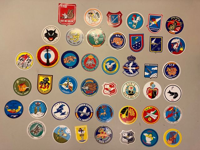 Lote de pegatinas Ejército del Aire