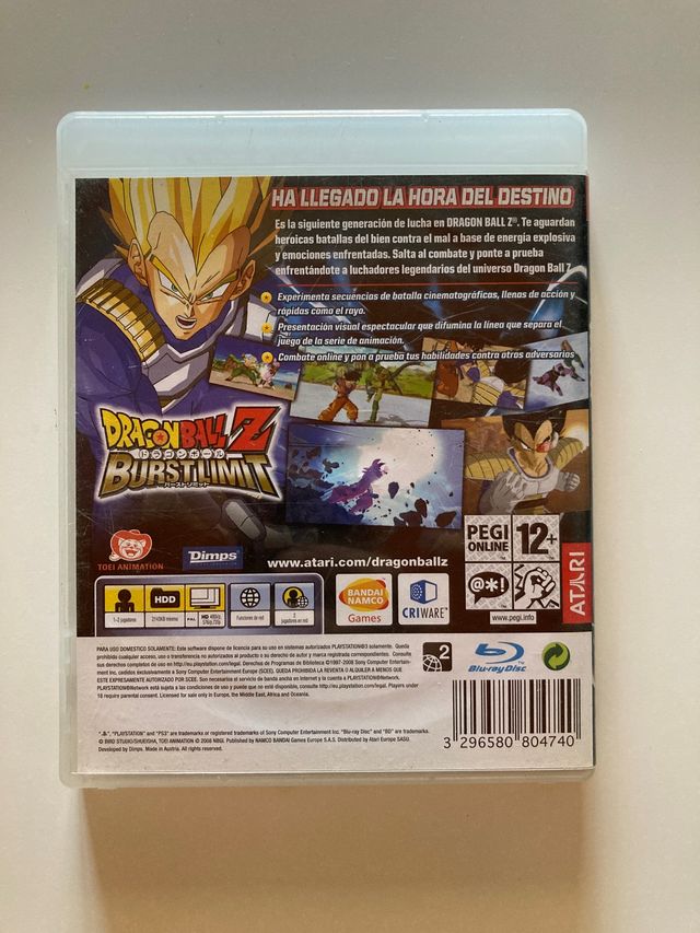 Dragon Ball Z Burst Limit. Playstation 3