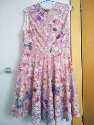 Vestido de fiesta talla L de segunda mano en WALLAPOP
