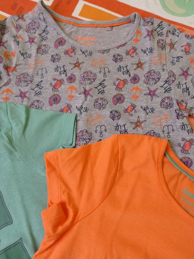 lote 3 camisetas niña