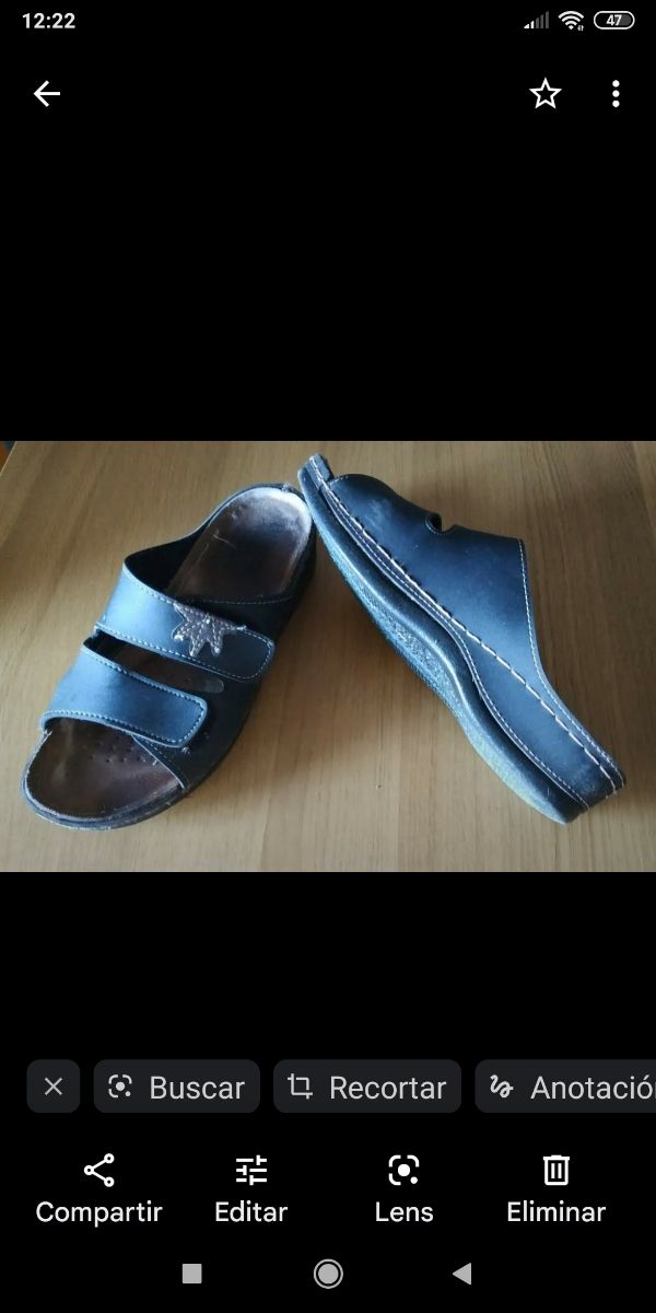 zuecos n° 37, marca Gezer