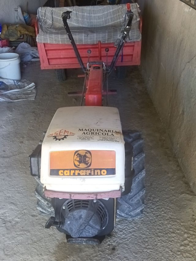 Pascuali Lombardini con remolque 700kg y rotavator de segunda mano por 1.900 EUR en Sevilla en
