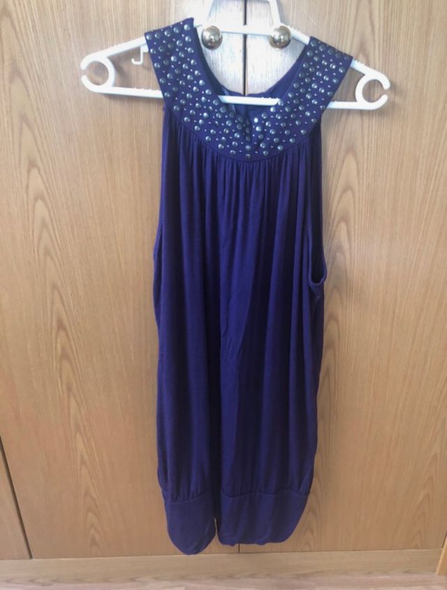 Vestido corto de Blanco