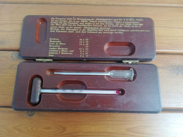 Vendo antiguo termómetro catador de vino 