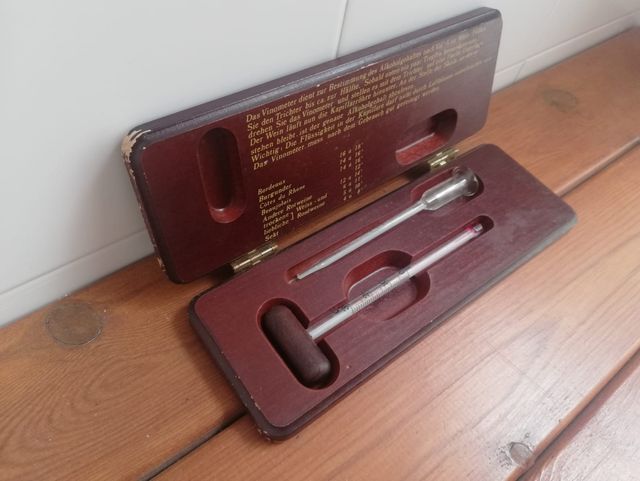 Vendo antiguo termómetro catador de vino 