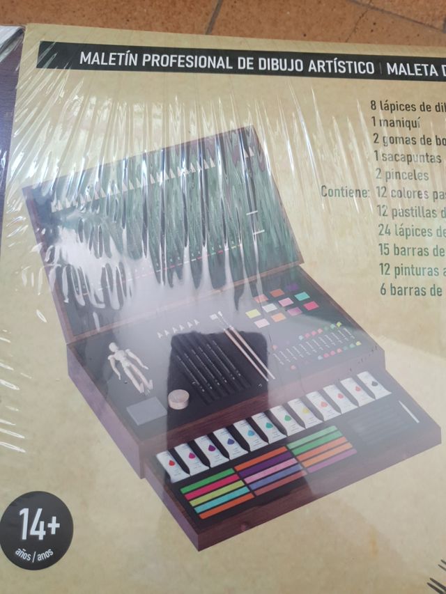 Maletín profesional de dibujo artístico