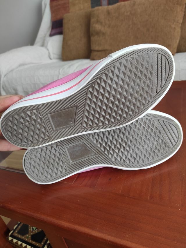 zapatillas bambas rosa talla 37/38