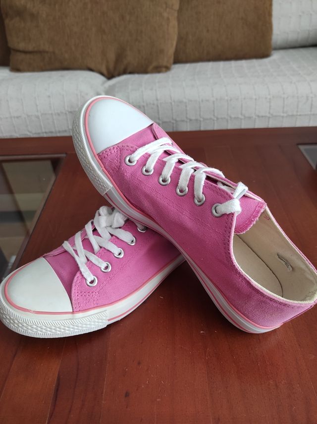 zapatillas bambas rosa talla 37/38