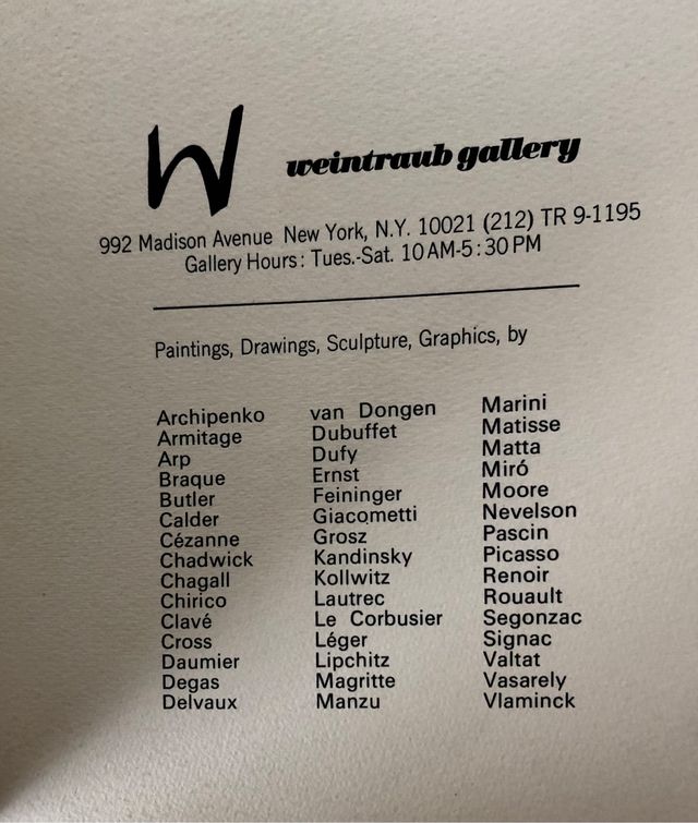 Catálogo Antoni Clavé