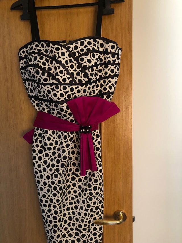 Vestido con abrigo para eventos