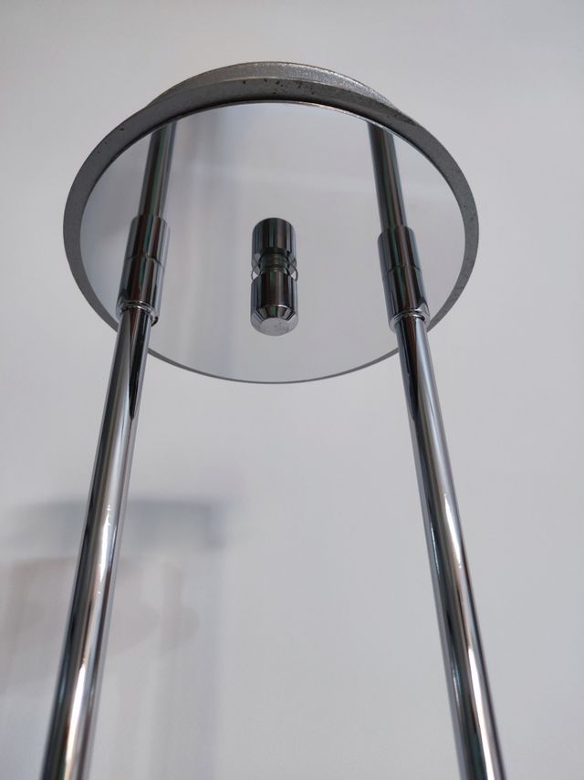 lámpara de techo vidrio y crono