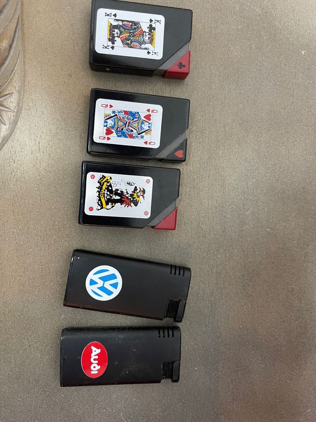 Lote de mecheros decorativos