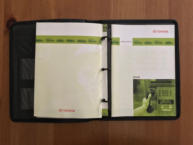 Manual Toyota Celica 1.8 VTTi años 1999-2006