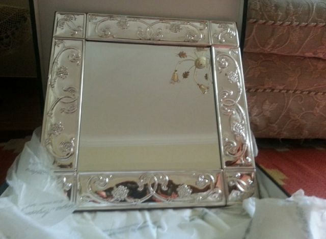 Quadro a specchio in argento