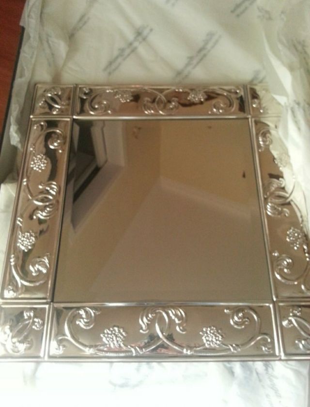 Quadro a specchio in argento