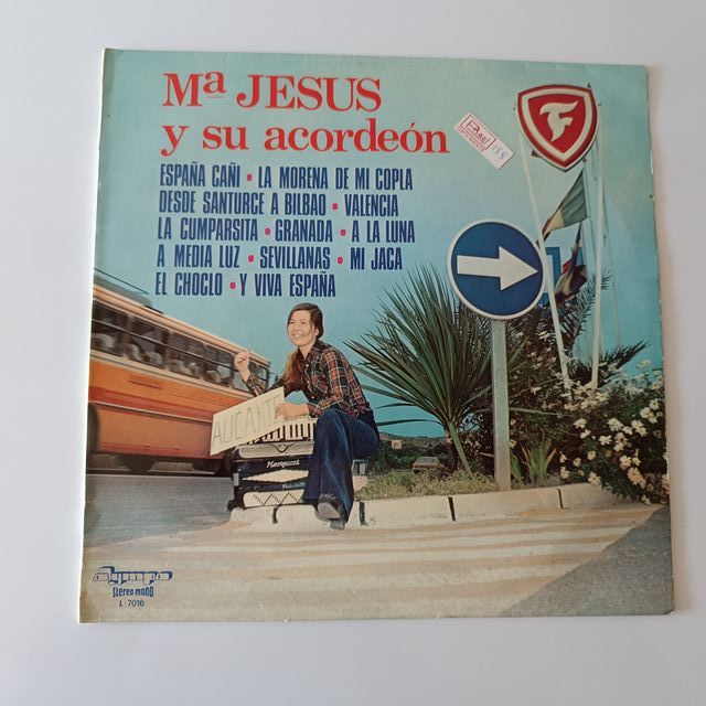 Mª Jesus y su acordeon