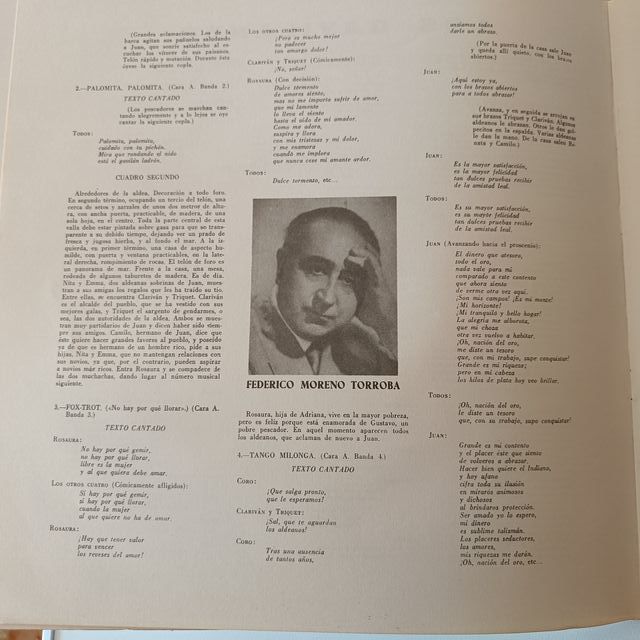Vinilo Zarzuela Los Gavilanes
