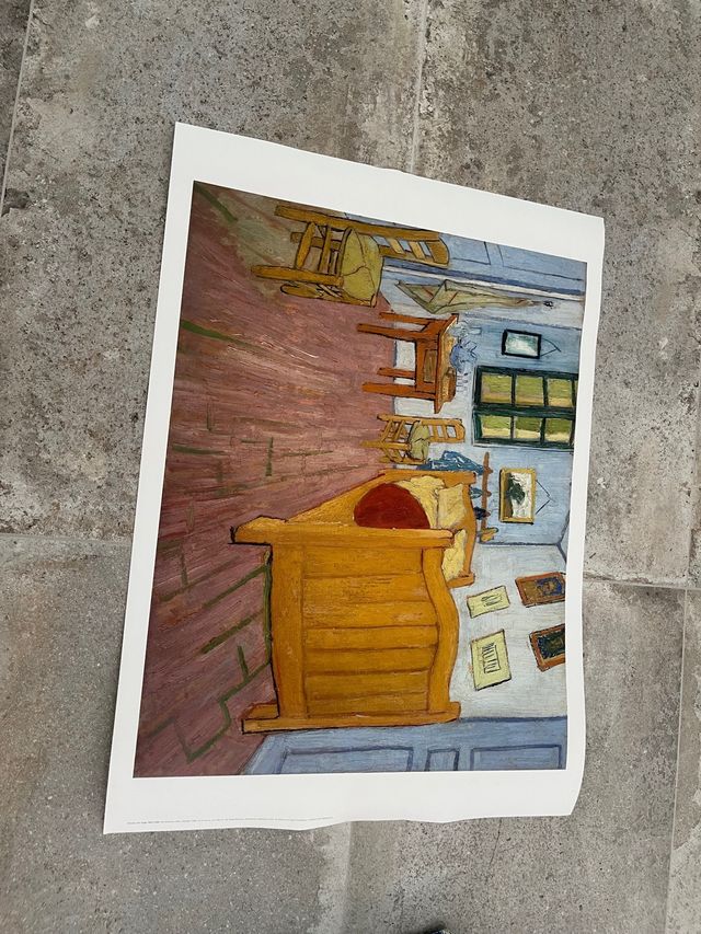 Lamina Habitación de Van Gogh 90x72cm