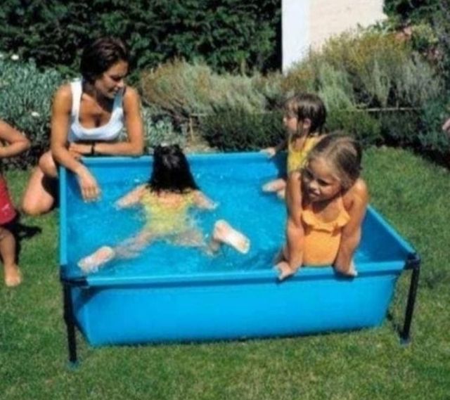 Piscina Infantil Desmontable Cuadrada
