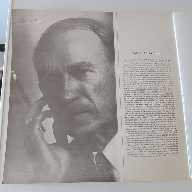 Vinilo Zarzuela  La del mano de rosas. Con libreto