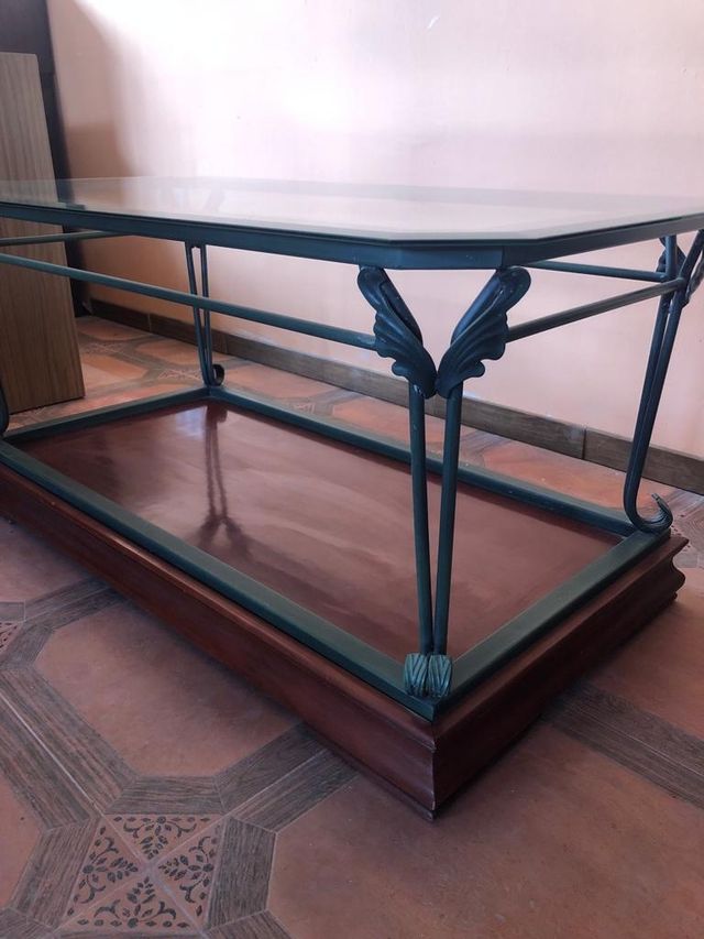 Mesa de Cristal para centro de salón