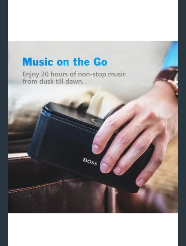 Altavoz Bluetooth con Tacto Sensible, Potente.