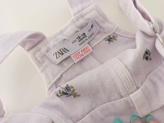 Peto Zara 12-18meses malva