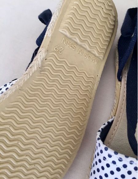 Alpargata VALENCIANA Niña Talla 29