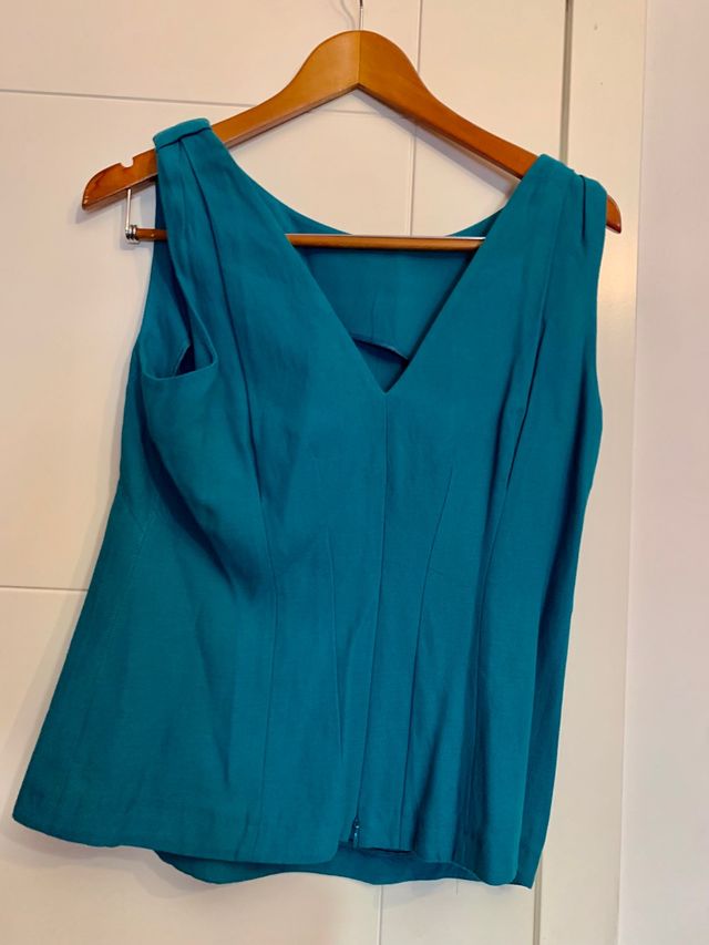 Blusa azul turquesa de Bimba y Lola nueva
