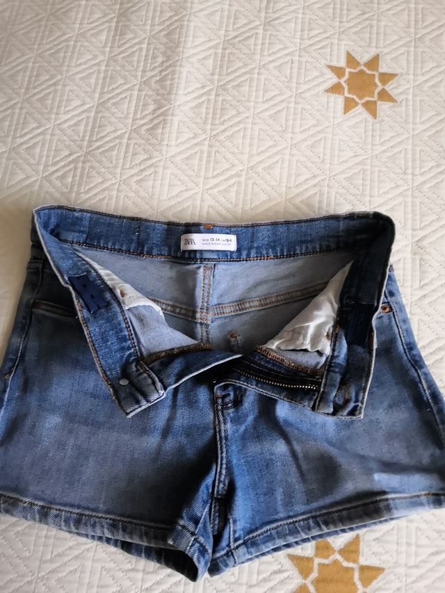 Vaquero corto niña Zara