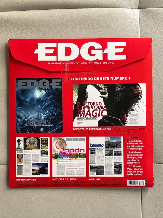 EDGE Magazine España no. 1 sin abrir