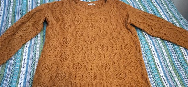 jersey mostaza mujer