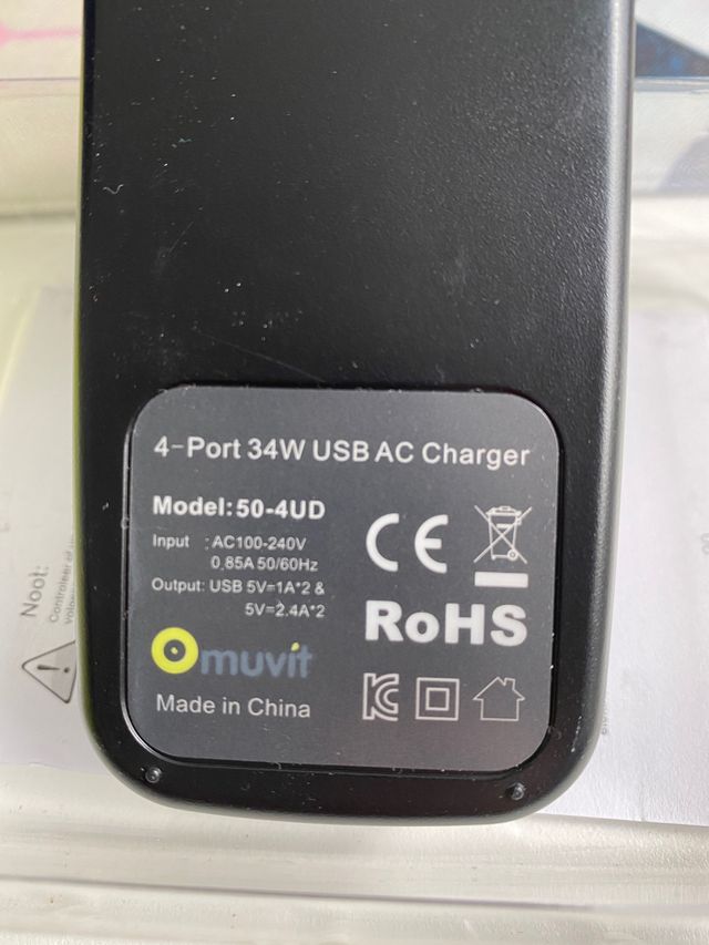 Cargador de viaje usb