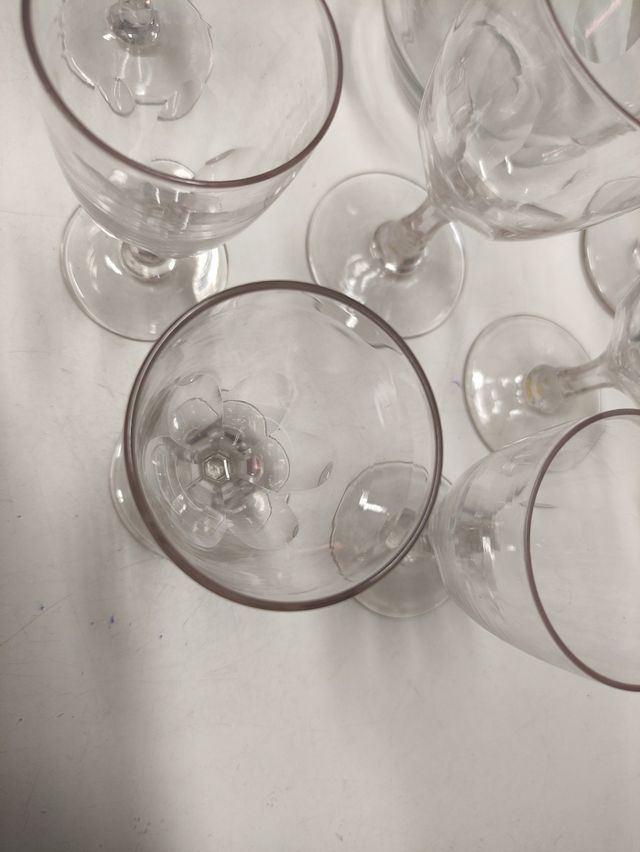 Juego 14 copas y decantador vino ✨👍