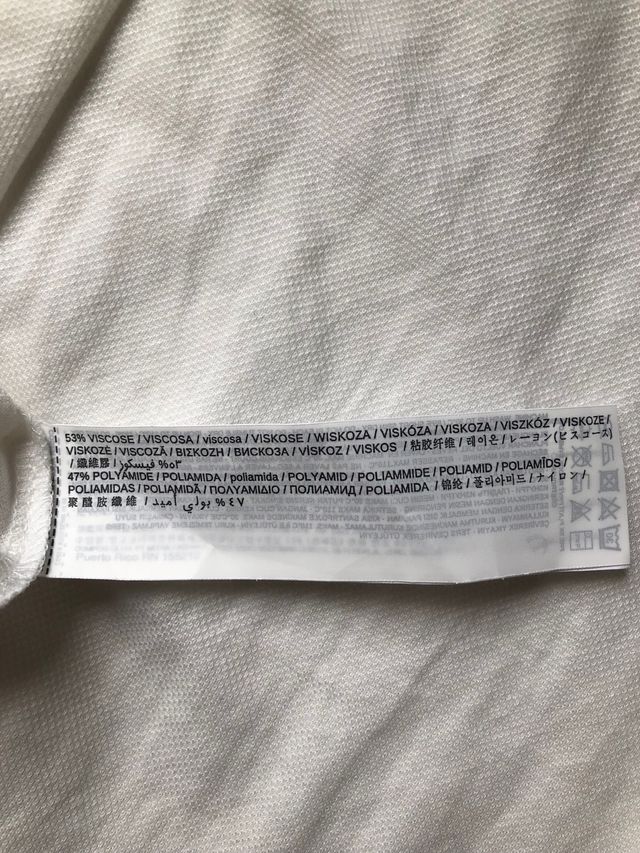 Vestido blanco Mango