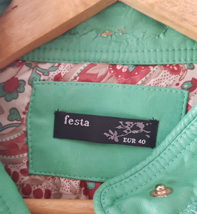 Chaqueta verde Festa