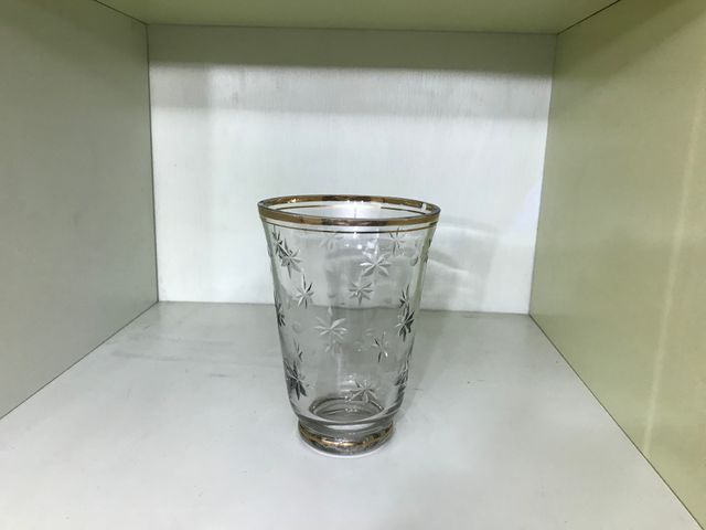 Florero cristal tallado