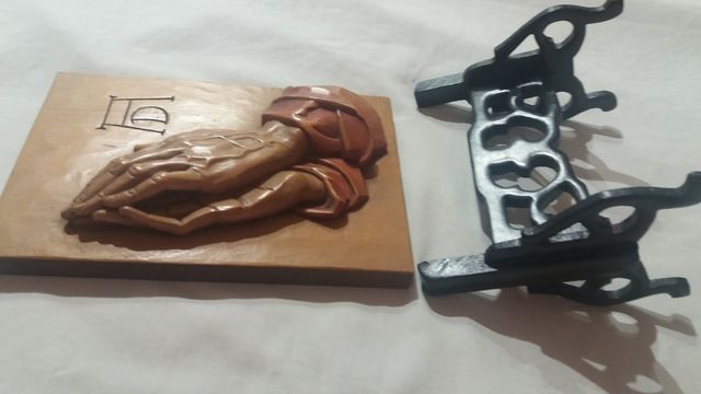 quadretto legno intarsiato ANRI